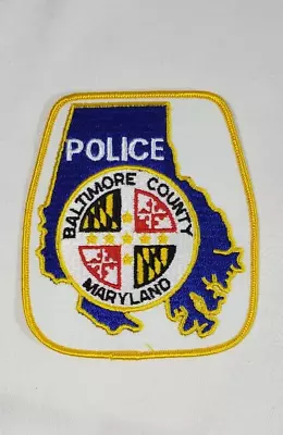 Baltimore County Md. Maryland Police Shoulder Patch - New Condition • $4.99