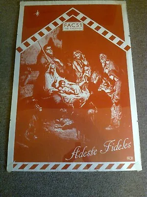 Fac51 Hacienda Very Early Christmas Poster   Adeste Fideles  • £360