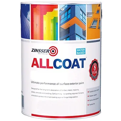£21.25 • Buy Zinsser Allcoat Exterior Paint All Colours & Sizes Matt Satin Gloss Finish