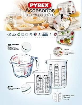 £10.30 • Buy PYREX Clear  Measuring - Mixing Jug . Kitchen - Heavy - Heat Resistant