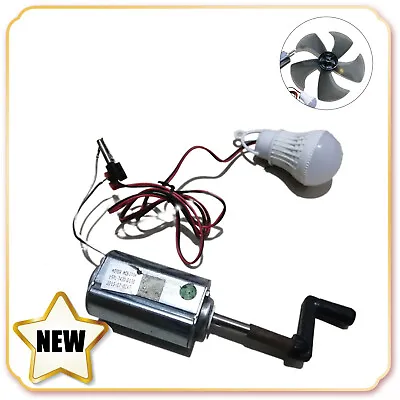 $46.89 • Buy New DIY Breeze Wind Turbine/hand Crank Model Permanent Magnet Generator 12V 80W 
