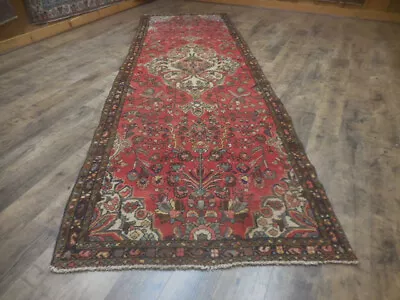 Farmhosue Area Handmade Rug Turkish Vintage RugGeometric Anatolian Rug3.9x12 • $0.99