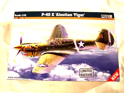 1:72 Mister Craft USAAF P 40E Aleutian Tiger Limited Ed. # D 202 • $13.95