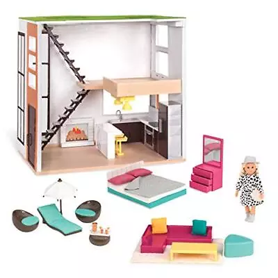 Dolls – Living Room Kitchen Bedroom Outdoor Patio Loft – Dollhouse & Acces... • $42.07