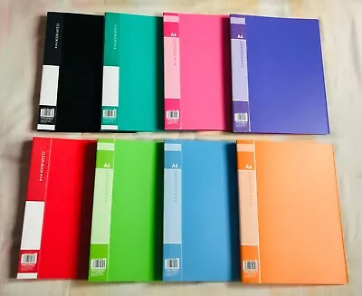 A4 Soft Flexible Pocket Display Folder Book Presentation File Portfolio Document • £11.99