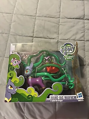 2014 SDCC My Little Pony Mane-iac Mayhem & Spike The Dragon NEW SEALED • $15