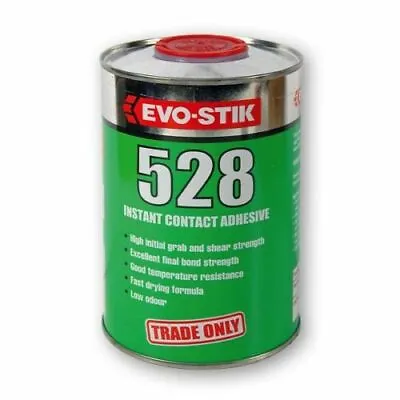 £16.99 • Buy Bostik Evo Stik 528 Instant Contact Adhesive 1 Litre Tin 