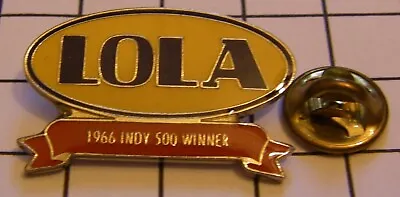 LOLA RACING 1966 INDY 500 WINNER Vintage Pin • $4.99