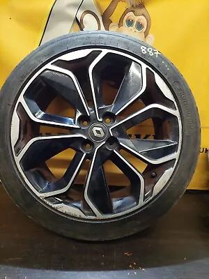 13-19 RENAULT CLIO MK4 OPTEMIC 17 INCH BLACK ALLOY WHEEL 7JX17CH4 GT LINE Ref8 • £179.99