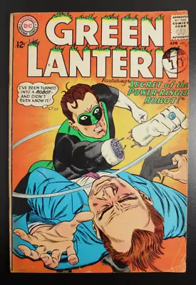 Green Lantern #36 DC Comics 1965 Secret Of The Power Ringed Robot VG - • £18