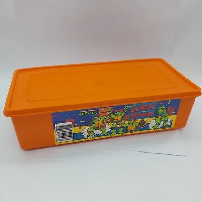 Vintage 1990 TMNT Teenage Mutant Ninja Turtles Lunch Box / Container TMNT • $39.95