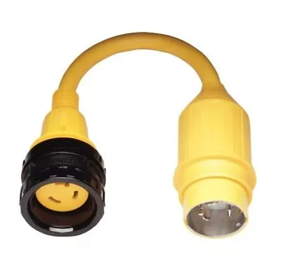Marinco 121A Pigtail Adapter 50A 125/250V Male To 30A 125V Female • $108.96