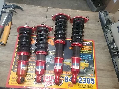 JDM Speed Coilovers Coil Spring Strut Mazda Miata MX-5 90-05 Shock Absorber Red • $200