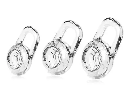 $7 • Buy Clear Eargels For PLANTRONICS DISCOVERY 3 Pack (Small, Medium Large) 925 975 ...