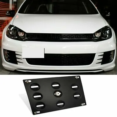 Tow Hook License Plate Mount Bracket Holder For Vw Mk5 Mk6 Golf Jetta Gti Eos Tt • $21.49