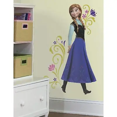 £8.09 • Buy DISNEY FROZEN Movie Wall Decals ANNA Peel And Stick Giant Wall Decor Sticker