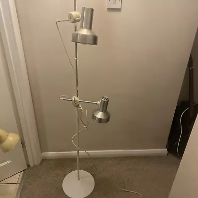 £50 • Buy Vintage Retro Mid Century 2 Mushroom Adjustable Spot Lights Floor Standing Lamp