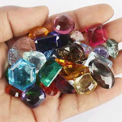 Topaz Amethyst Citrine & Alexandrite Gemstone Mix Color & Cut Gemstones Lot • $75.19