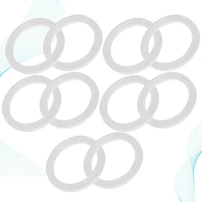 10Pcs Rings Wire Bail Rubber Jar Gaskets Espresso Seal Rings Canning Rubber Seal • $7.84
