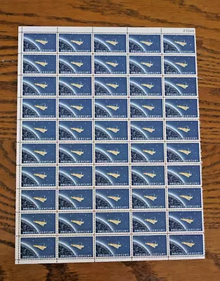 Project Mercury Capsule 4¢ Stamp Mintsheet Of 50 Scott# 1193 MNH • $2.99