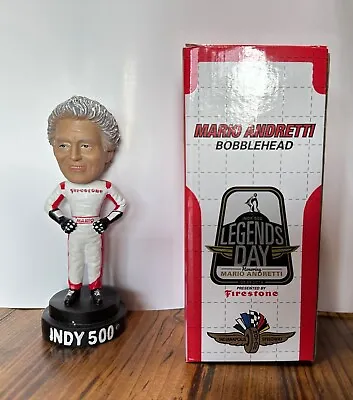 Mario Andretti Bobblehead Presented By Firestone IMS - F1 Champ - 1969 Indy Win • $25.99