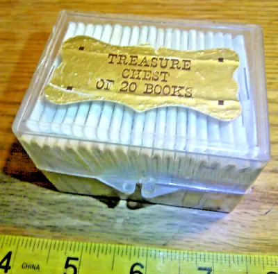 Original Vintage 1966 Treasure Chest Of 20 Mt. Hawley Miniature Fairytale Books • $25