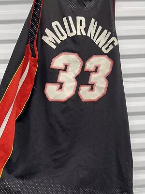 Alonzo Mourning Miami Heat Jersey Addidas  2XL VTG Wade Kobe • $75