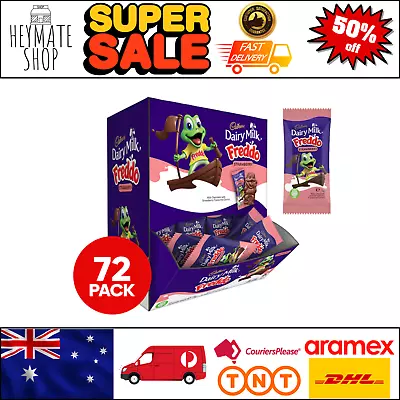72 Pck Cadbury Freddo Strawberry Chocolate Frogs Party School Birthday Treats AU • $30.44