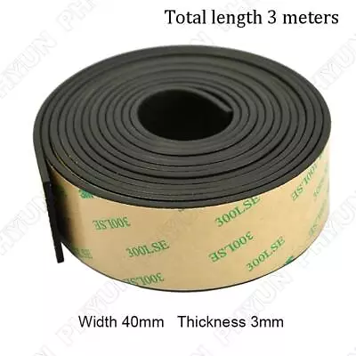 Universal 3Meter Car Sunroof Window Seal Strip Rubber Weather Stripping 40mmx3mm • $25.63