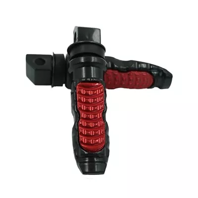 Motorcycle Rear Passenger Foot Pegs Pedals Footrest Scooter (RED) • $15.50
