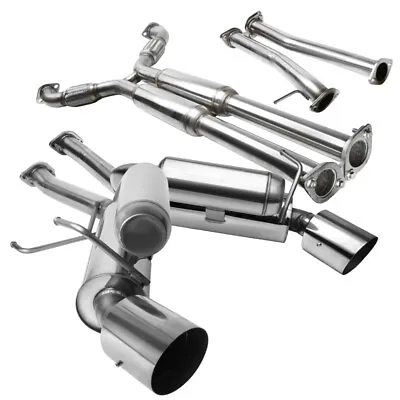 Fits 2003-2007 Infiniti G35 2Dr Coupe Dual Exhaust Catback 4.5 Muffler Tip • $351.99