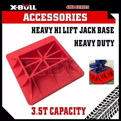 $32 • Buy X-BULL Hi Lift Jack Base Plate Mud Sand Recovery High Farm Jack 4WD 4x4 3.5T