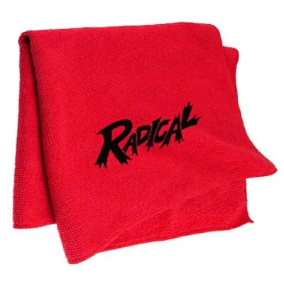 Radical Bowling Red/Black Microfiber Towel - High Quality Print! • $10.69