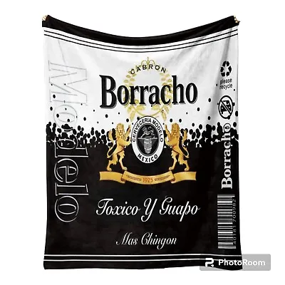 Modelo Blanket Mexican Boracho Blanket  Toxico Y Guapo Cobija New! Cerveza Beer • $29.99
