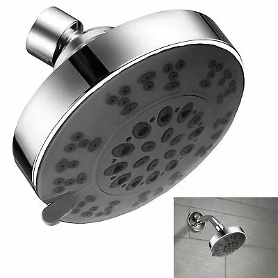 1 Multi Function Shower Head Nozzle 5 Settings Plastic Silver Showerhead Bath 4  • $9.91