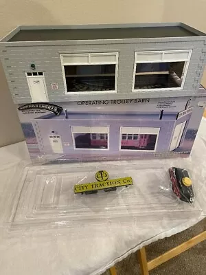 Lionel 6-22199 Operating O Scale Building Trolley Barn Interior/exterior Lights • $95