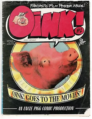 Oink Comic #12 4th October 1986 Goes To The Movies! Issue With Poster Combined P • £2.25