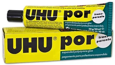 4 X UHU POR Adhesive - Depron Styrofoam Expanded Polystyrene Glue 40g/50ml  • £14.99