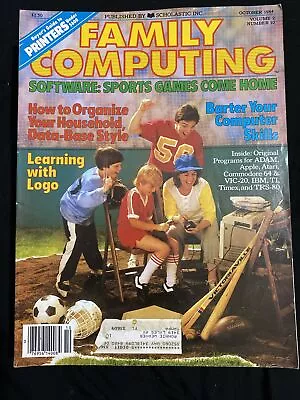 Family Computing Magazine Software Sports Games Come Home  • $5.99