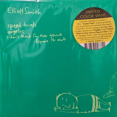 Elliott Smith ‎- Speed Trials 7  .45 Single - LIMITED COLORED Vinyl - NEW Record • $14.99