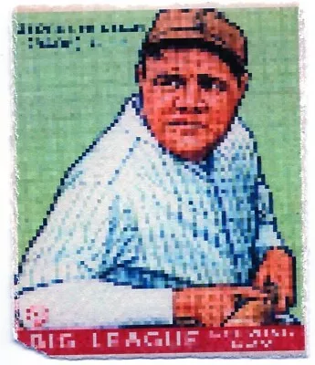 Babe Ruth Goudey Gum 1933 Baseball Trading Cards Classics Signatures Art Aceo • $10