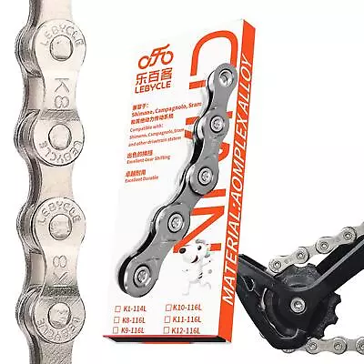 Bicycle Chain 6/7/8/9/10/11 Speed Gear Mountain Road Bike Cycle 116 Links • $20.32