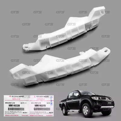 Fits Mitsubishi L200 Triton 2WD 4WD 2006 15 Pair Front Lh+Rh Bumper Bracket • $52.91