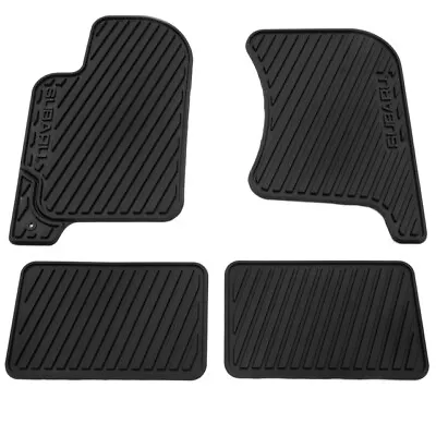1998-2002 Subaru Forester All Weather Floor Mats Rubber Black OEM NEW • $68.67