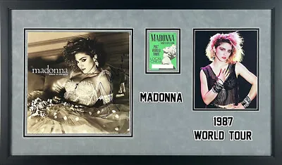 Madonna Signed Autographed Like A Virgin Album Cover Framed JSA LOA • $11499.99