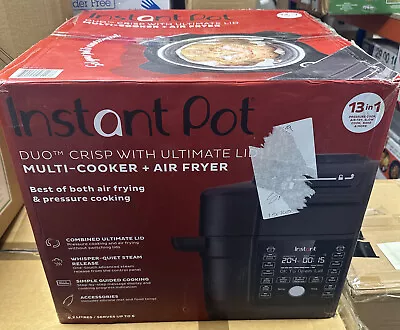 Instant Pot Gourmet Crisp Ultimate 13-in-1 Pressure Cooker & Air Fryer 6.2L • £120