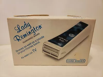 Vtg Nib Lady Remington Corded Shaver Wer-4000 Blue W/box New Old Stock Free Ship • $69.99