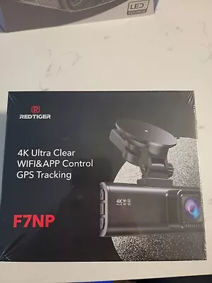 Redtiger F7NP 4K Resolution Ultra Clear Dash Cam + GPS Tracking - Factory Sealed • $55