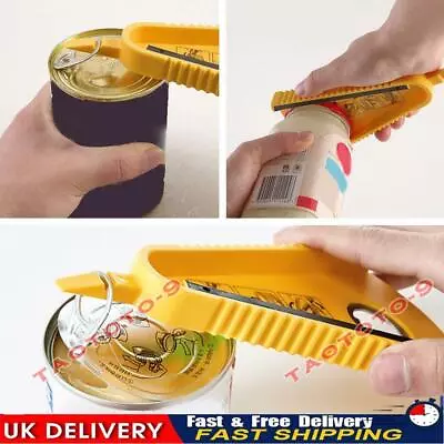 6-in-1 Jar Opener Multi Functional Weak Hand Bottle Lid Opener Seniors Arthritis • £4.99