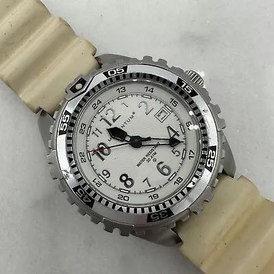 Momentum M1 Mini Women's Quartz Dive Watch - White Dial - NEW BATTERY • $59.99